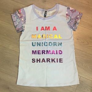 Blackmilk Magical Unicorn Sharkie Shirt